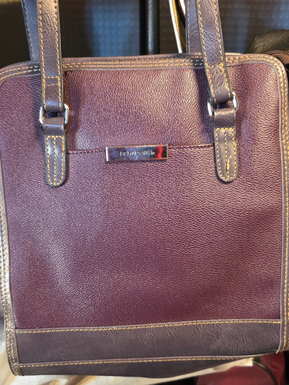 Jaclyn Smith Purple Shoulder Bag -